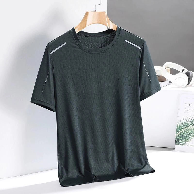 Chemise de course en soie glacée