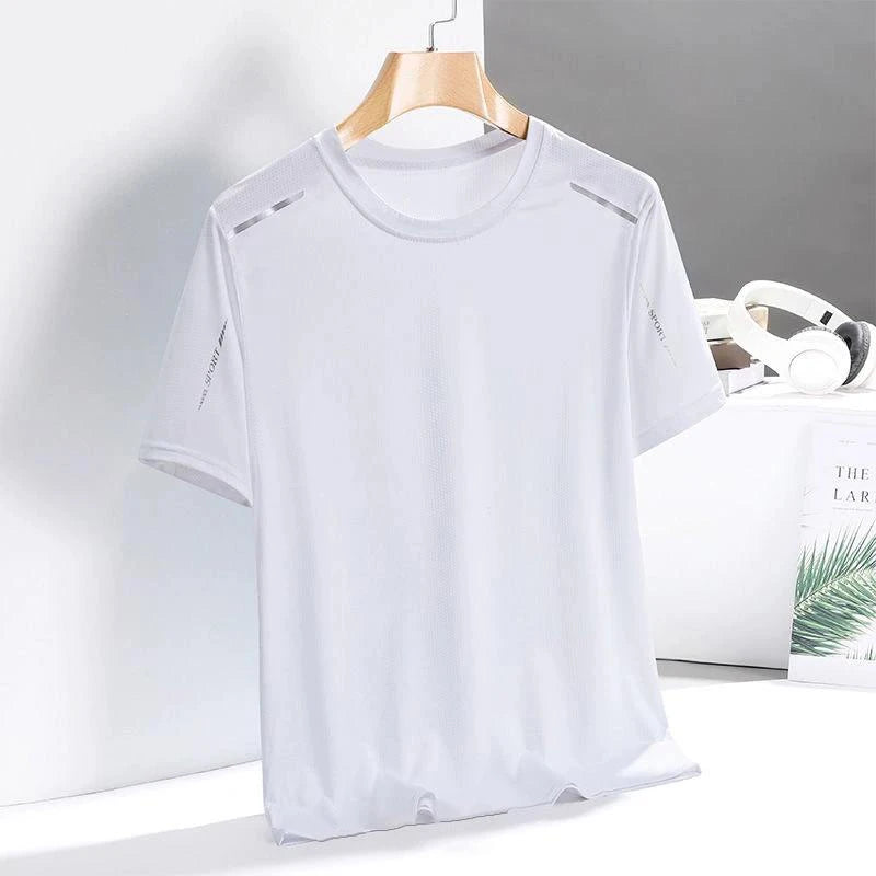 Chemise de course en soie glacée