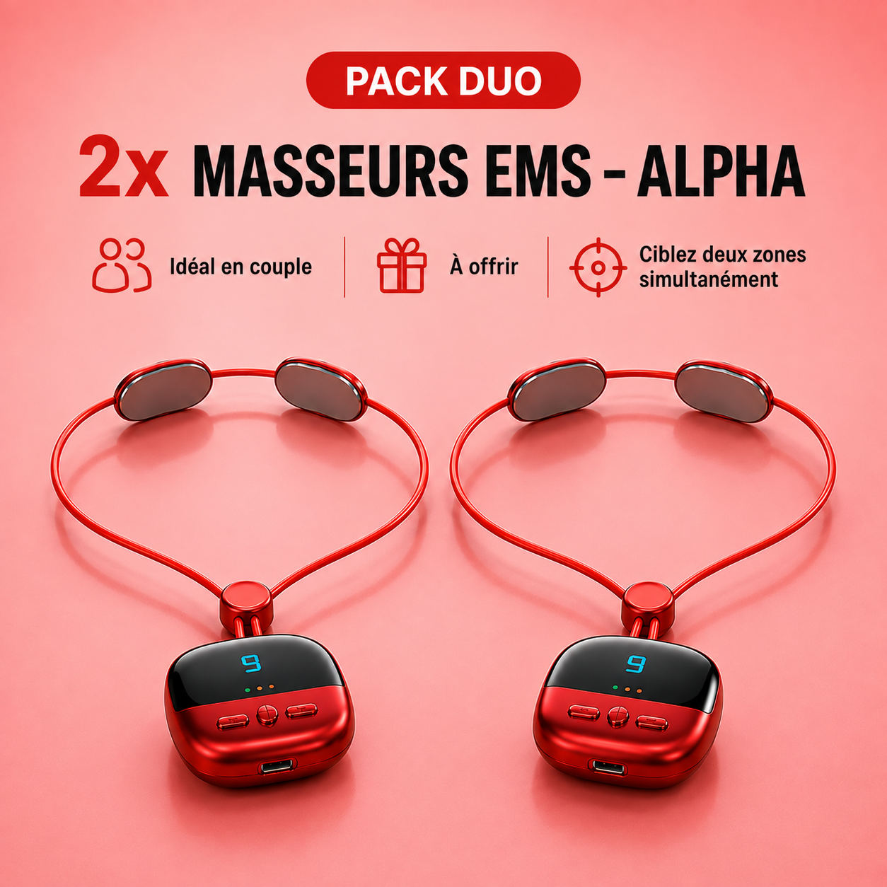 2x Masseurs EMS - Alpha