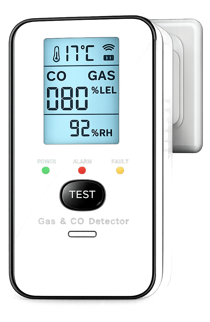 Détecteur ALPHA Gaz et Monoxyde de Carbone