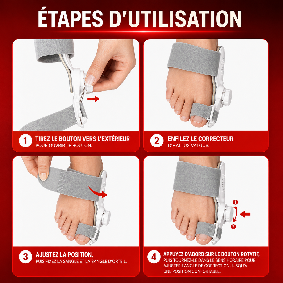 Correcteur Hallux Valgus - Alpha